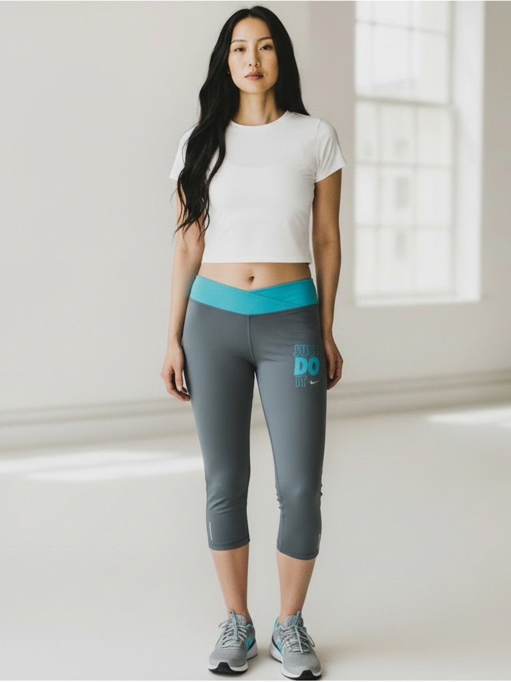 Nike 'Just Do It' Athletic Capris size XL